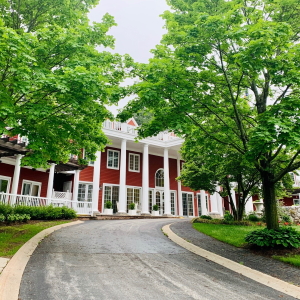 View of our front porch at the Inn at Black Star Farms.