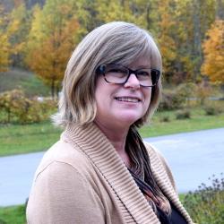 Photo of Barbara Guest, Winery Administrator for Black Star Farms.