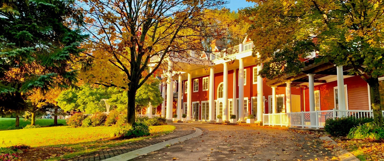 Fall beauty at one of the best Suttons Bay Wineries and Bed and Breakfast on the Leelanau Peninsula