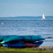 Get out on the bay for kayaking or sailing - one of the best things to do in Traverse City near our Bed and Breakfast